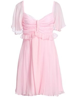 Blugirl Blumarine Mini Dress Viscose, Silk - Pink