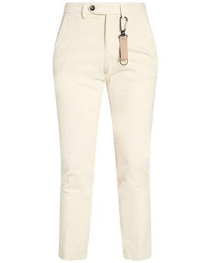 Manuel Ritz Trousers Cotton, Lyocell, Elastane - Natural