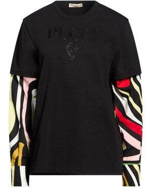 PUCCI T-Shirt Cotton - Black
