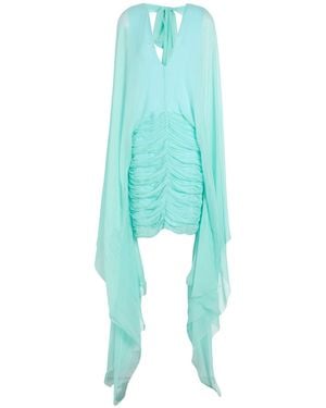 Alberta Ferretti Mini Dress Silk - Blue