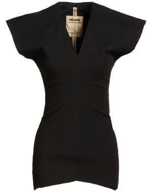 Uma Wang Top Linen, Viscose, Elastane - Black
