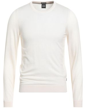 BOSS Pullover - Weiß