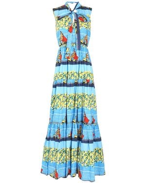 ALESSANDRO ENRIQUEZ Maxi Dress - Blue