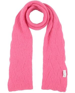 Maison Anje Fuchsia Scarf Merino Wool, Mohair Wool, Polyamide, Elastane - Pink
