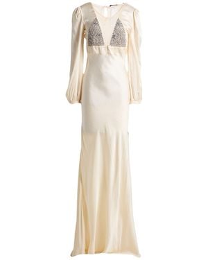 Twinset Maxi Dress Viscose - Natural