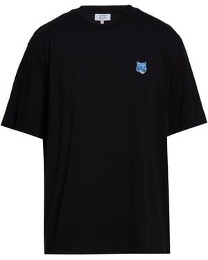 Maison Kitsuné T-Shirt Cotton - Black