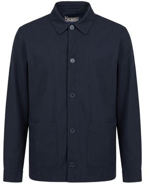 Herno Midnight Jacket Polyamide, Elastane - Blue