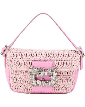 Gedebe Handbag Polyester, Leather - Pink