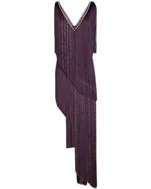 Elisabetta Franchi Maxi Dress - Purple