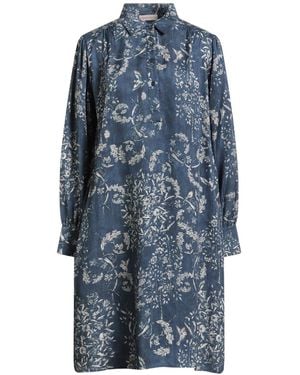 Purotatto Midi Dress Lyocell, Viscose - Blue
