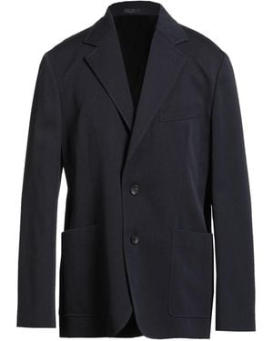 Lanvin Midnight Blazer Virgin Wool, Cotton - Blue