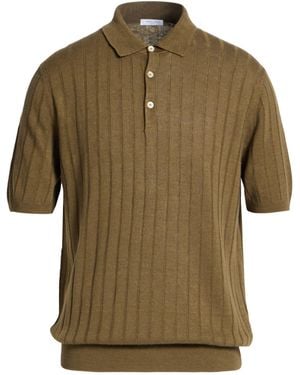 Boglioli Military Sweater Linen, Cotton - Green