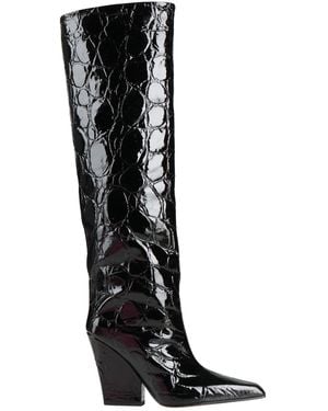 Paris Texas Boot Leather - Black