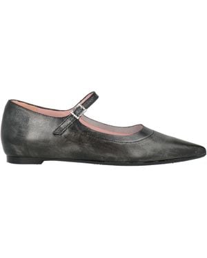 Ras Ballet Flats Leather - Gray