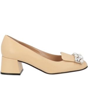 Sergio Rossi Ivory Pumps Leather - Natural