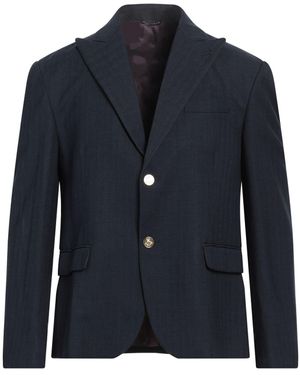 Daniele Alessandrini Blazer Polyester, Viscose - Blue