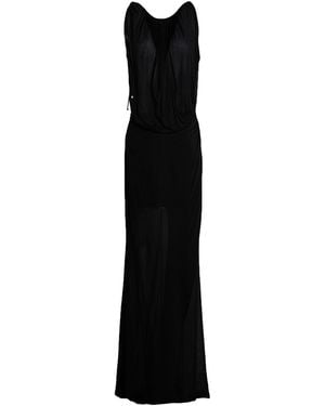Blumarine Maxi Dress Viscose - Black