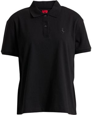 Ferrari Polo Shirt Organic Cotton, Elastane - Black