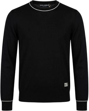 Dolce & Gabbana Sweater Virgin Wool - Black