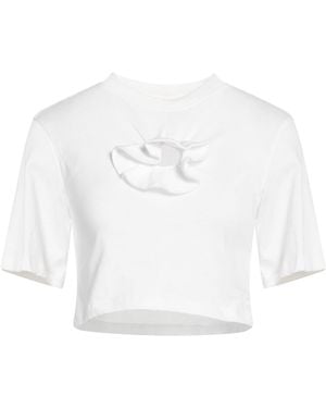 Sandro T-Shirt Cotton, Elastane - White