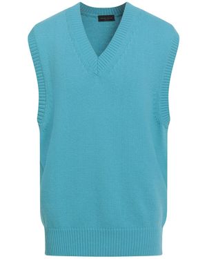 Roberto Collina Sweater Merino Wool - Blue