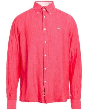 Harmont & Blaine Shirt Linen - Pink