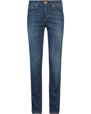Barba Napoli Jeans Cotton, Elastomultiester, Elastane - Blue