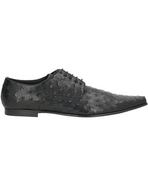 Dolce & Gabbana Lace-Up Shoes Leather - Gray