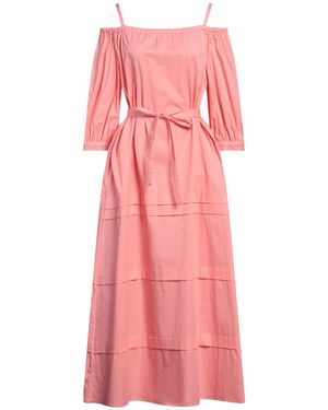 Peserico Midi Dress Cotton, Elastane - Pink