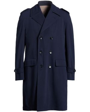 Paoloni Overcoat & Trench Coat - Blue