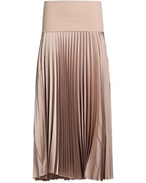 D.exterior Light Maxi Skirt Polyester, Elastane, Wool - Brown