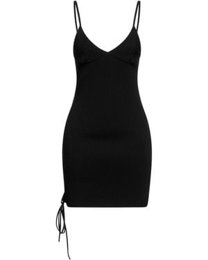 Off-White c/o Virgil Abloh Vanise Lace-up S/l Mini Dress - Black
