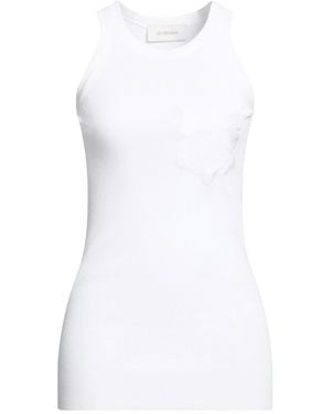 Sportmax Tank Top Viscose, Polyester, Cotton - White