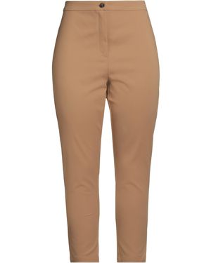 Marina Rinaldi Pants Cotton, Polyamide, Elastane - Natural