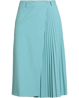 Semicouture Midi Skirt Polyester, Viscose, Elastane - Blue