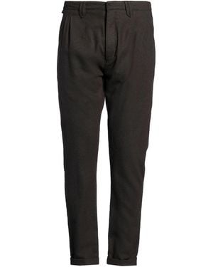 Messagerie Dark Pants Virgin Wool, Polyester - Black