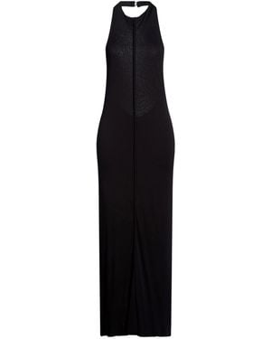The Row Maxi Dress Viscose - Black