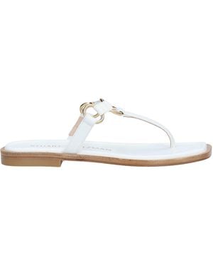 Stuart Weitzman Zehentrenner - Weiß