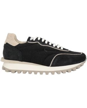 Eleventy Trainers Leather, Textile Fibres - Black