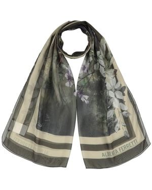 Alberta Ferretti Écharpe - Gris
