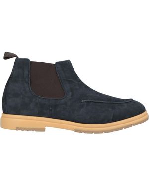 Andrea Ventura Firenze Ankle Boots Leather - Blue