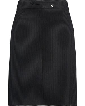 Armani Collezioni Midi Skirt Virgin Wool, Viscose, Polyamide, Polyester - Black