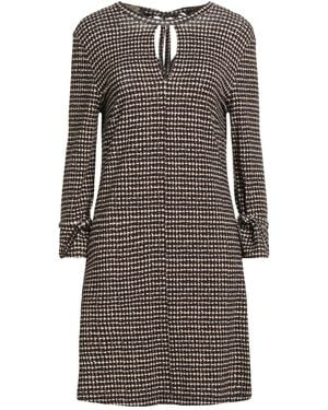Siyu Dark Mini Dress Viscose, Elastane - Brown