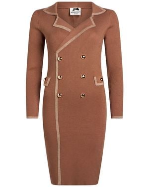 No Secrets Mini-Kleid - Braun
