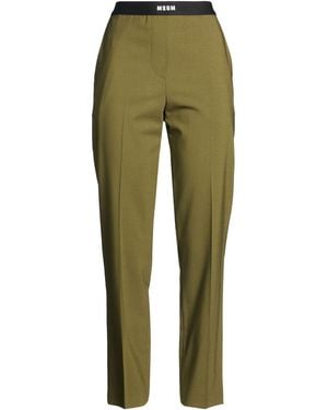 MSGM Pantalon - Vert