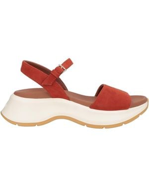 Hogan Sandals Leather - Red