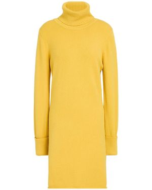 White Wise Mini Dress - Yellow
