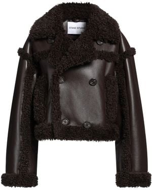 Stand Studio Shearling & Teddy - Black