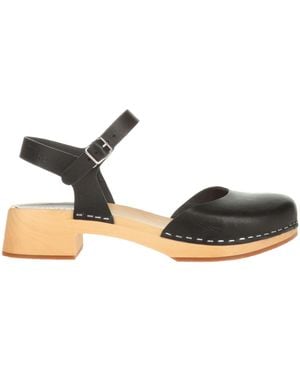 Swedish Hasbeens Mules & Clogs - Schwarz