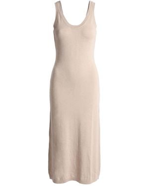 Brunello Cucinelli Midi Dress Cashmere - White
